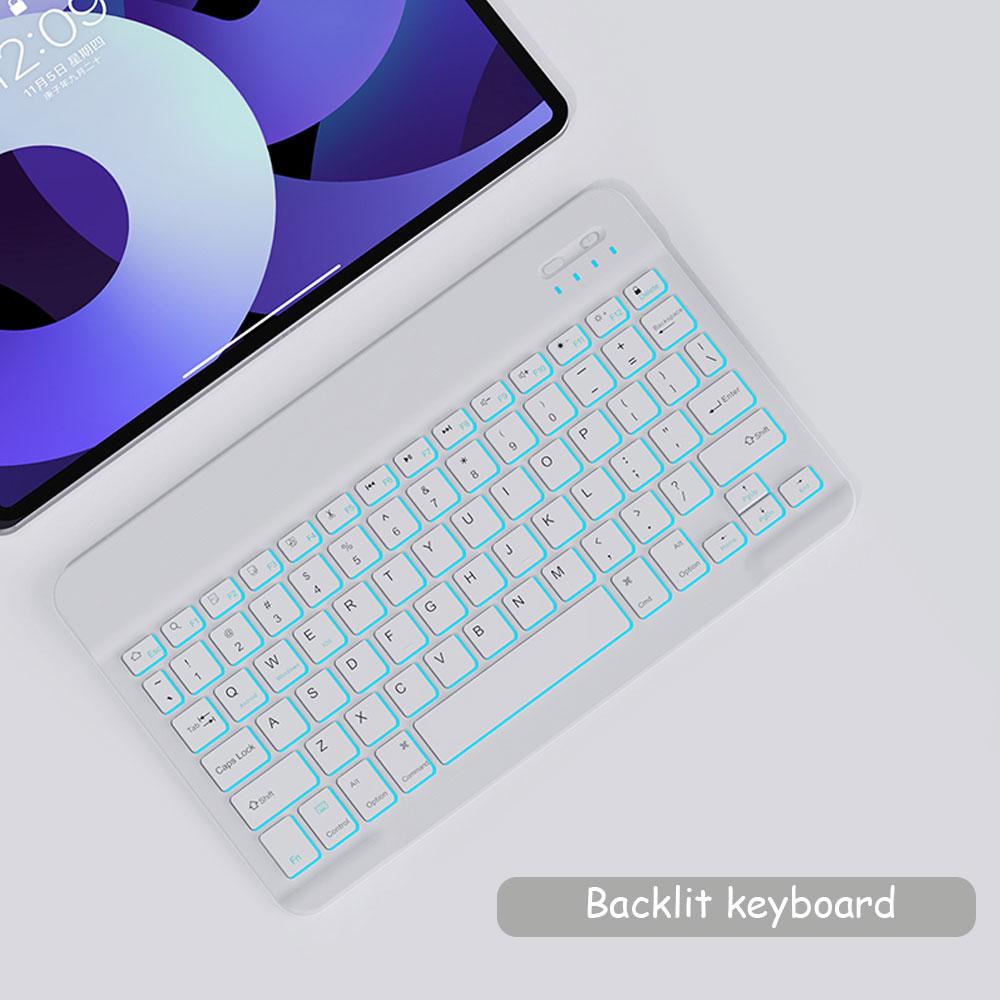 Беспроводная Bluetooth-клавиатура и мышь, русский, французский, португальский, испанский, корейский язык для Android iOS, Windows Phone, планшета, iPad