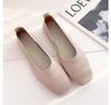 Весна-лето Женская обувь на плоской подошве, дышащая, трикотажная, простая, удобная, повседневная обувь без застежек, мокасины для отдыха, 7 цветов, туфли в стиле Лолиты