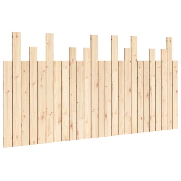 VidaXL Wall-mounted Headboard 159.5x3x80 Cm Solid Pine Wood 824798