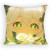 Lesser Lord Kusanali Nahida Pillow Case Antidustmite Pillowcase Invisible zipper silky short plush Sofa cushion cover