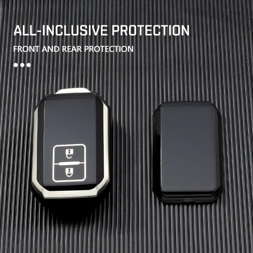 Fashion TPU Car Remote Key Case Cover Shell for Suzuki Ertiga Swift Wagon R 2 Button Protected Holder Keyless Fob Accessories
