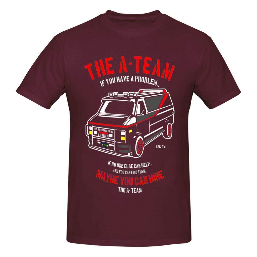 Футболка A Team, мужская, из чистого хлопка, винтажная футболка с круглым вырезом, футболки с коротким рукавом, одежда, идея для подарка