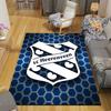 SC Heerenveen Flannel Printed Carpet, Home Sofa Decoration for Living Room & Bedroom, Non‑Slip Play Flannel Floor Mat for Game Room