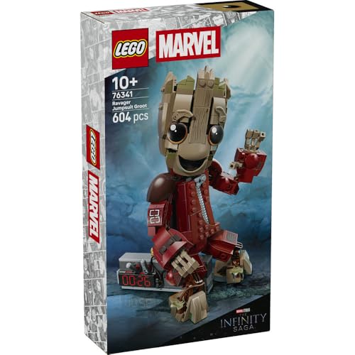 LEGO Marvel Ravagers Groot in Jumpsuit Toy, Birthday Gift, Building Blocks, for Boys and Girls, Ages 10, 11, and 12, Elementary School Students, Space