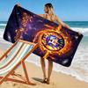 Name Custom Houston Astros Logo Print Beach Towel, Large Soft Quick Dry Towel for Beach Camping Swimming