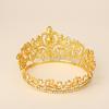 Vintage Baroque Crown Shiny Princess Rhinestone Tiara Queen Tiara Crown  Photography Props