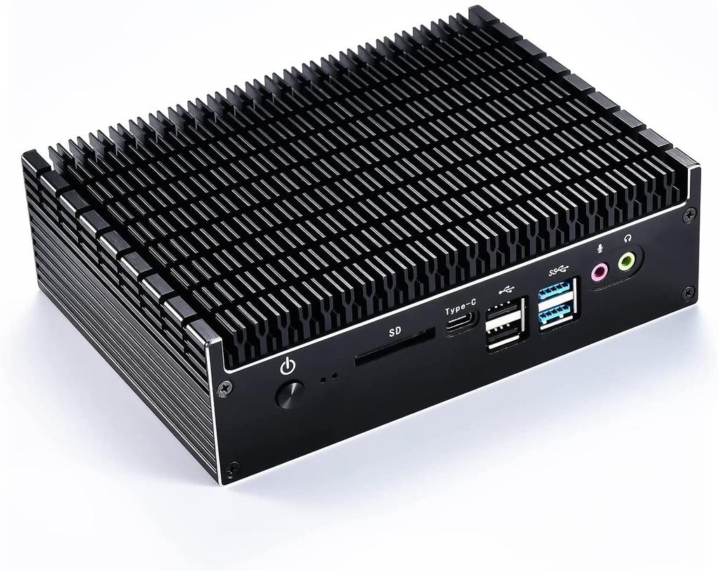 Skynew Fanless Mini PC Silent 16GB 512GB with Windows 11 Generation 6E 10th Generation Power Automatic Startup When Powered WOL PXE Boot RTC