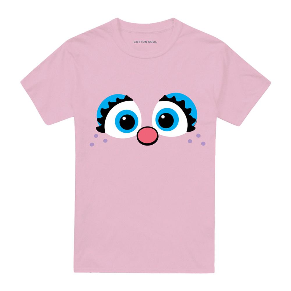 Sesame Street Унисекс футболка для взрослых Глаза Эбби Кэбби