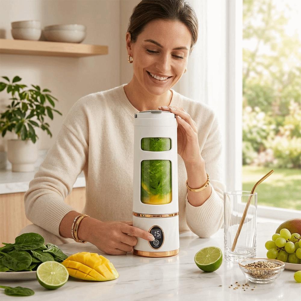 USB Charging Fruit Juice Blender Compact Design Juicer Cup Fresh Juice Maker Office