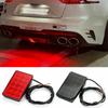 F1 Style 15 светодиодных задних 3-х точечных мигающих стоп-сигналов, универсальные автомобильные фары, сигнальные лампы, автомобильные аксессуары
