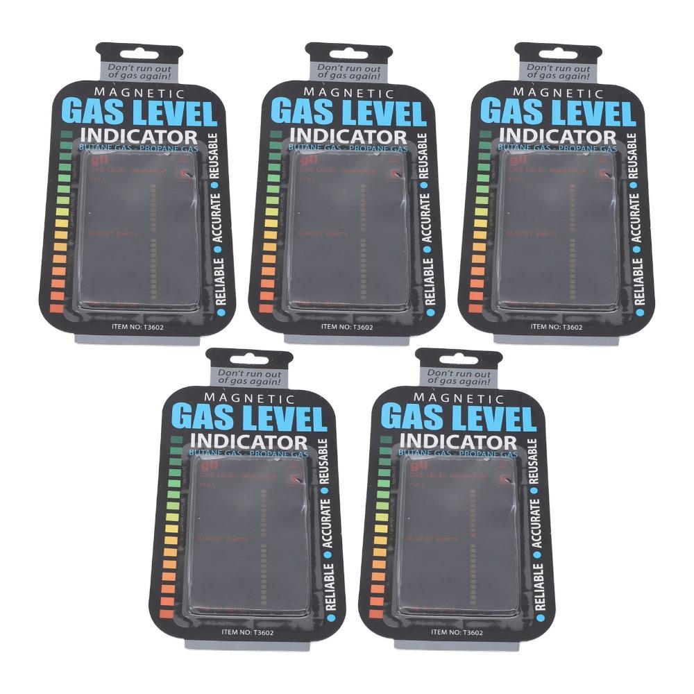 5PACK Magnetic Propane Fuel Level Indicators PET Soft Magnetic Propane Tank Gauge  Outdoor Barbecues