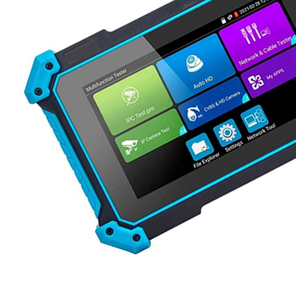 Тестер камеры видеонаблюдения Портативный 5-дюймовый дисплей Коаксиальный аналоговый видеомонитор Тестер