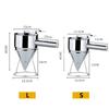 Kitchen Baking Tool Takoyaki Making Stainless Steel Funnel Dispenser with Holder Cupcake Octopus Balls Batter Baker Cooking Tool