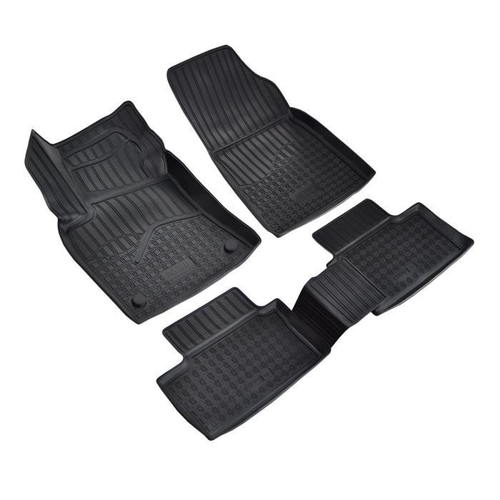 Tapis De Sol En Caoutchouc TPE - NORM Liners - Renault Clio 5 - Antidérapant - Résistant - Facile À Nettoyer