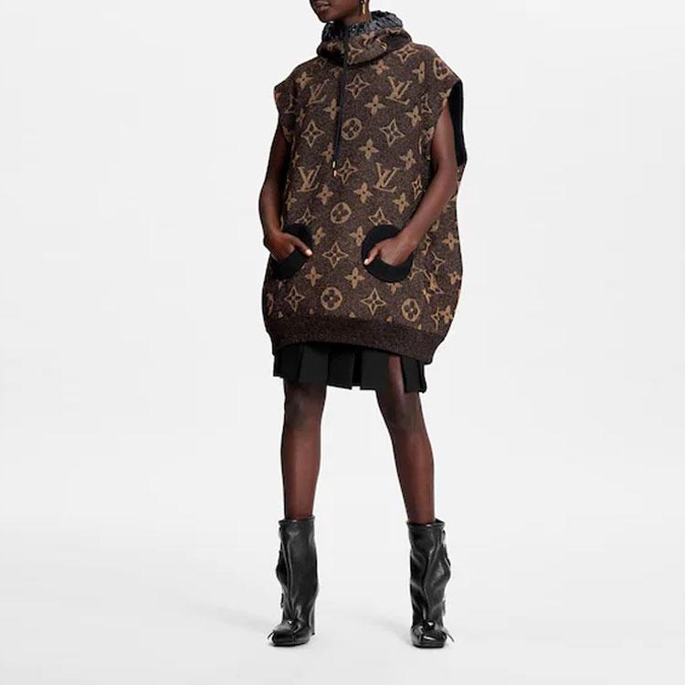 Louis Vuitton Безрукавный джемпер с монограммой из люрекса 1A9EJQ
