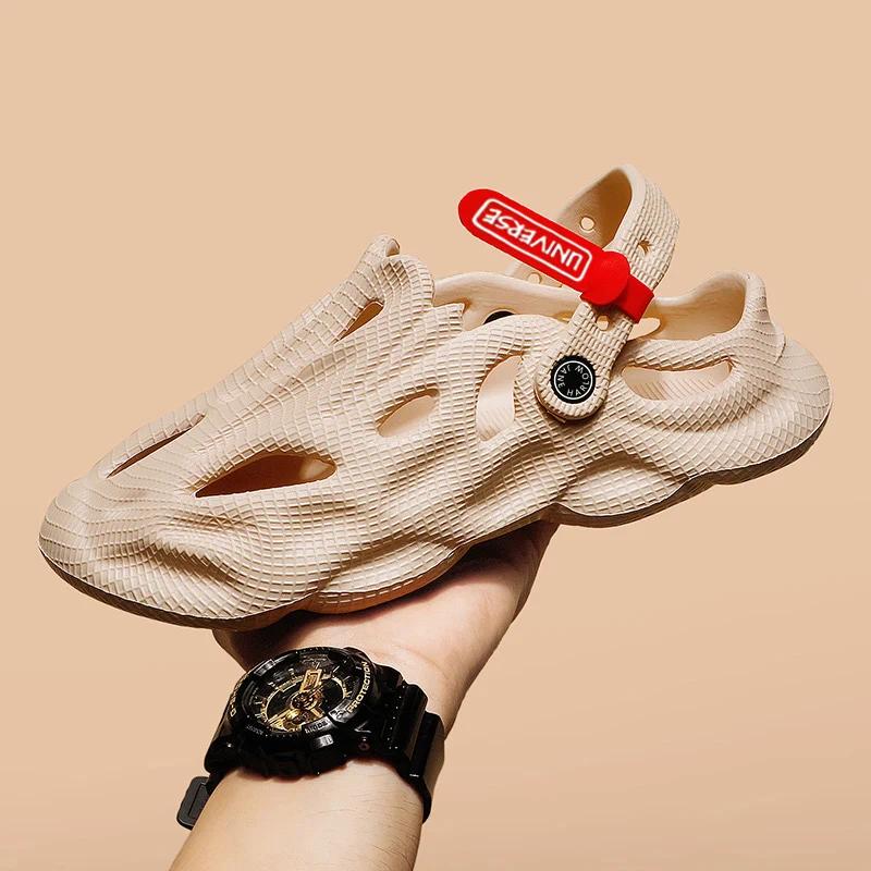 Мужские шлепанцы Летняя обувь Пляжные тапочки ЭВА Легкие мягкие тапочки Женская обувь Сандалии Плоские мужские летние тапочки