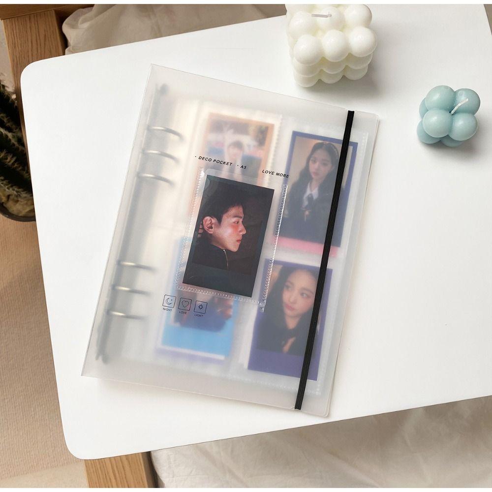 10pcs Transparent Idol Photocard Holder Inner Pages A5 Idol Photo Album Inner Pages  Picture