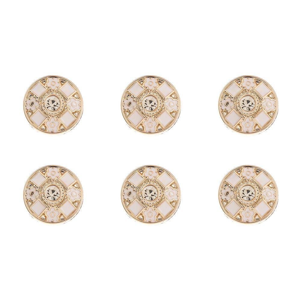 6PCS Clothing Crafts Decorative DIY Anti-exhaust Adjustable Coat Button Seamless buttons Detachable