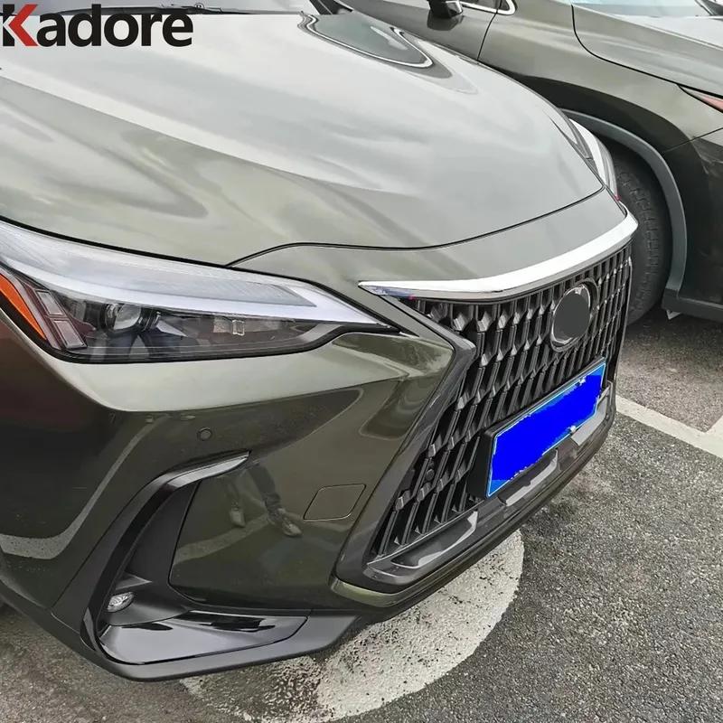 For Lexus NX 250 350 350H 450H 2024 2025 Carbon Fiber Car Front Hood Engine Grille Grill Cover Trim Accessories