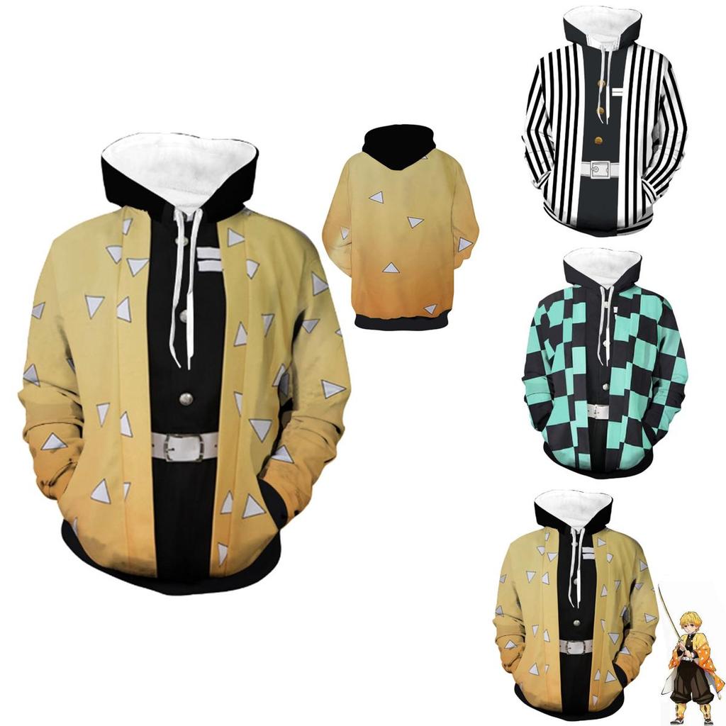 Худи 3D Slayer Kimetsu No Yaiba из удобного мягкого материала**