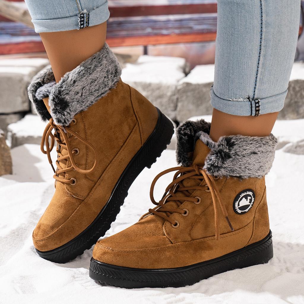 Women's Shoes, Cotton Shoes, Snow Boots, Women's Boots, Fleece and Thickened, Cold-proof Shoes, Warm Shoes, Long Boots