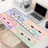 Custom Name Personalized Labubu Pattern Mousepad, Laptop PC Desk Mat, Decorative Desk Mat for Home Keyboard Pad Gift