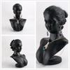 Black Resin Figurine Mannequin Model Jewelry Necklace Pendant Display Rack Counter Display