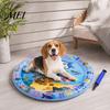 Safe Pet Cooling Mat Inflatable Mat, Water Sensory Play Fillable Sealed Seams Summer Pad for Cats And Dogs