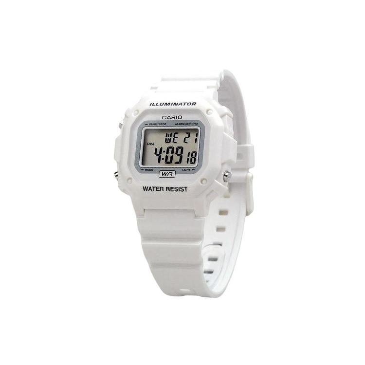 Casio Унисекс ЦИФРОВЫЕ Серия Белые Часы F-108WHC-7BCF F-108WHC-7BCF