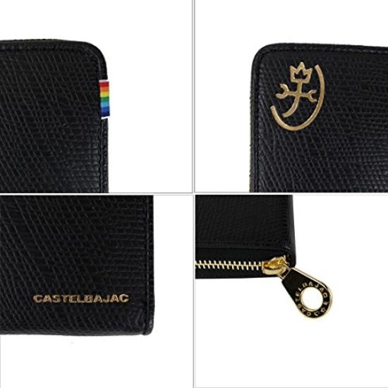 Длинный кошелек с круглой молнией Rainbow Black [Castelbajac] [01]