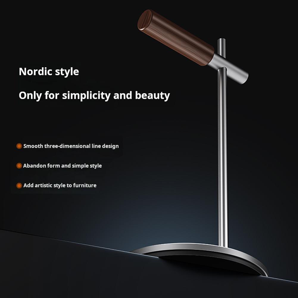 Держатель для гарнитуры из алюминиевого сплава для настольного компьютера, нескользящий держатель для игровой гарнитуры, съемный для Apple Vision Pro/Airpods Max/HyperX/Beats