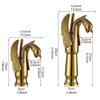 Золотой Лебедь Раковина Смеситель Однорычажный Настольный Смеситель для Ванной Комнаты Палубный Латунный Смеситель для Горячей и Холодной Воды Хромированный Смеситель