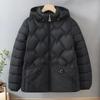 Mom Short Padded Coat Petite Middle Aged Women Autumn Winter Jacket Polyester Warm Cotton Clothing