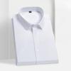 Summer Youth Men's Short Sleeved White Shirt Work Clothes Professional Work Casual Shirts Business Casual Formal Top