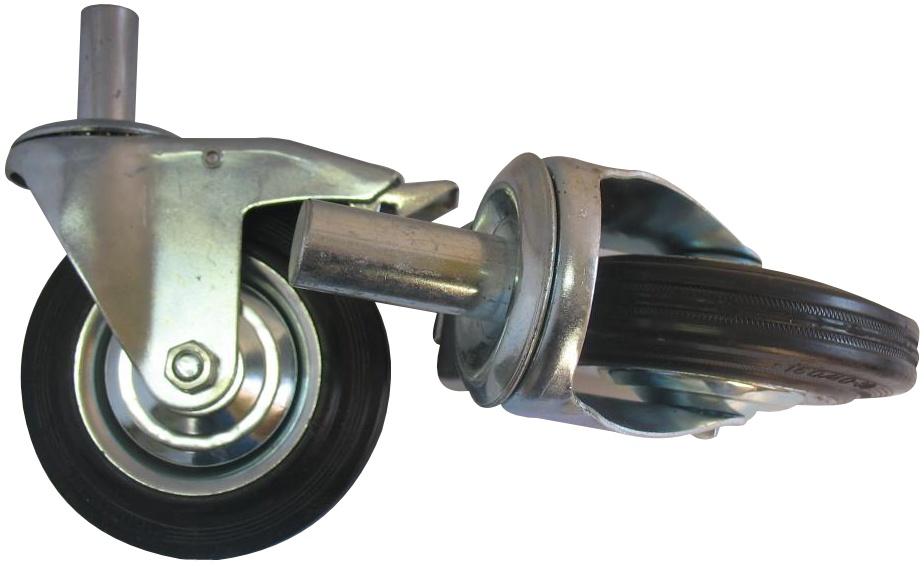 Wheel With Brake For Warsaw Scaffolding 200Mm - Rus/Kolo O2