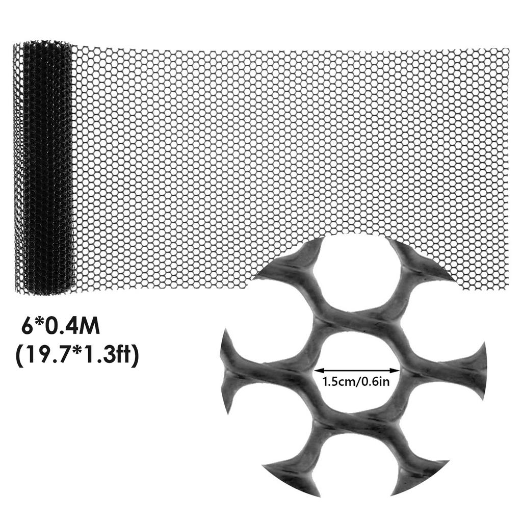 Plastic Wire Mesh Fence 9.8 X 1.3FT Roll For Poultry,Dogs, Rabbit, Snake Barrier and Gardening Chicken Wire Mesh Poultry Fencing
