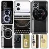 Retro Photo Camera Case For OPPO Reno 10 Pro 4 5 6 7 8 Lite 8T 4Z 5Z OPPO Find X5 Lite X2 X3 Neo X6 Pro Cover