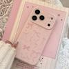 Розовый чехол для телефона с бантом, подходящий для iPhone 16, iPhone 17 и iPhone 17 Pro Max