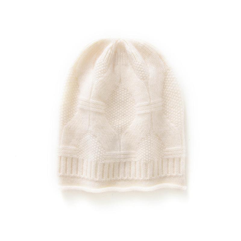 Cashmere Hats Cold Hats Headscarves Autumn and Winter Warm Couple Styles Men's and Women's Knitted Pure Cashmere Pile Hats