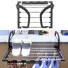 Folding Towel Clothes Dryer Hanger Shelf Anti-rust Balcony Storage Holder Rack