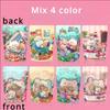 50pcs Cute Cartoon Translucent Viewing Window Plastic Packaging Bag Thicken Biscuit Snack Candy Storage Self-proclaimed Gift Bags
