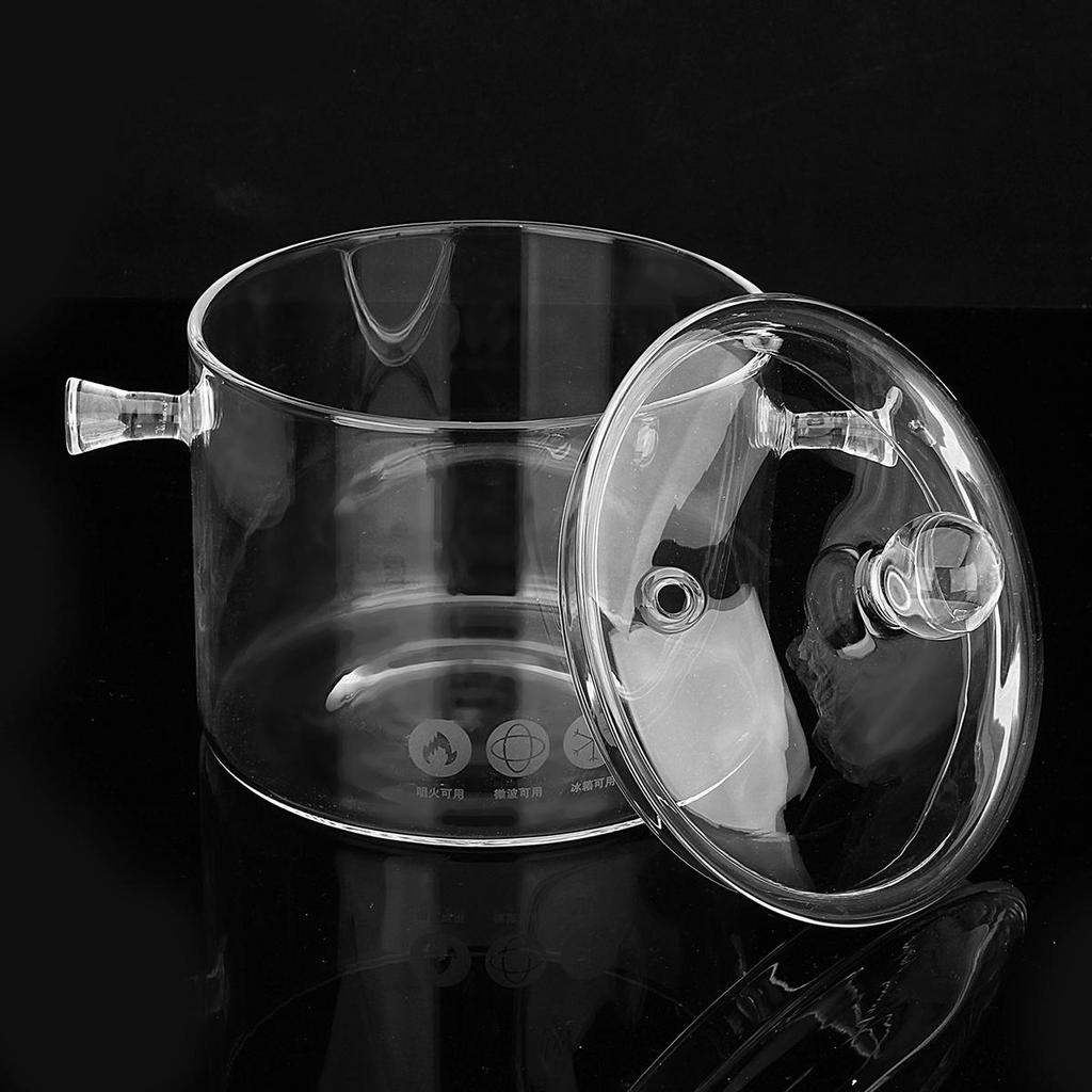 Стеклянный горшок, электрическая керамическая плита, нагревательная чаша, пароварка для безопасности пищевых продуктов и здоровья на домашней кухне, инструменты для приготовления пищи