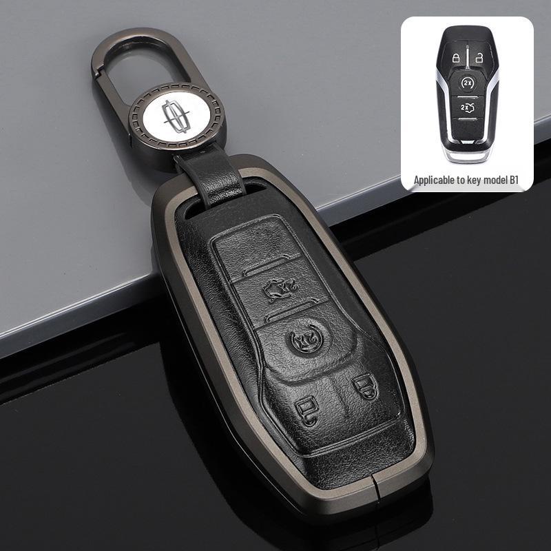 Защитный чехол для ключа премиум-класса для моделей Lincoln MKC, MKZ, MKX 2014-2017 годов - Дизайн унисекс