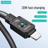 USAMS Dual Type-C Fast Charging Cable for Apple 15, PD30W Compatibility