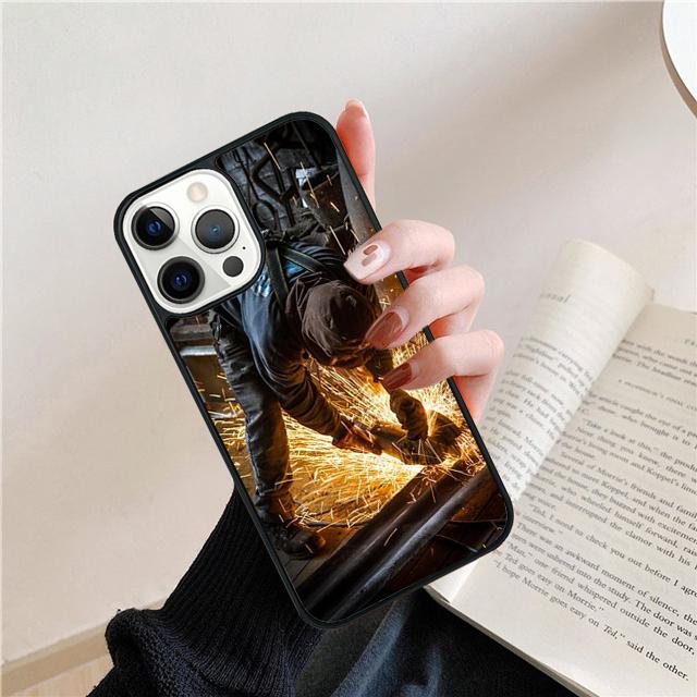 Welder Welding Hot Metal Worker Phone Case Cover For iPhone 17 Air 16 15 14 Plus 11 Pro Max 13 Pro Max 12 Max Coque