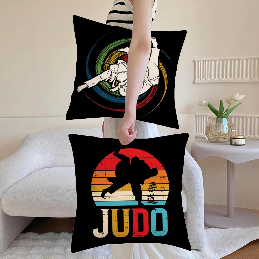 Спортивная наволочка J-Judo Дышащая льняная наволочка Летняя Без запаха Экологически чистая Невидимая молния Стирка