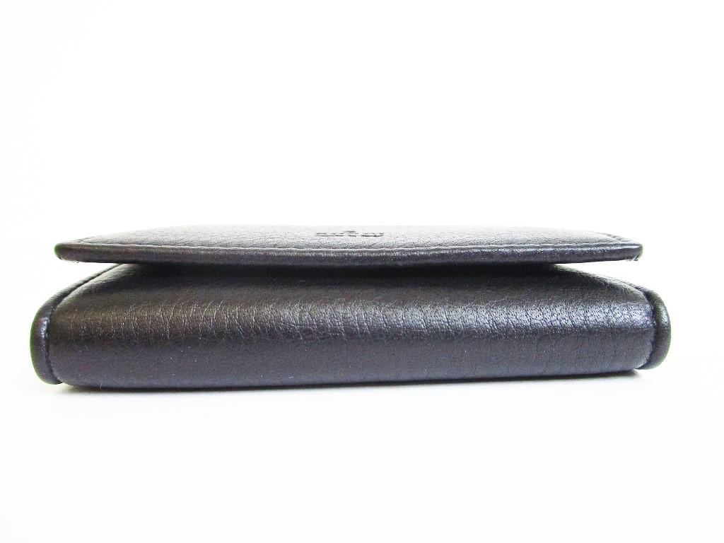 Оригинальные чехлы для ключей GUCCI Black Leather 6 Pics #7421, восстановленные