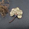 Handmade Flower Brooch Natural Vintage Fabric Brooch Floral Decorative Pin Lightweight Retro Brooch Pin For Gift Shawls Vintage