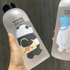 1000 мл бутылка для воды чашка панда прозрачная бутылка для воды посуда для напитков чашка герметичная