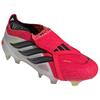 Adidas PREDATOR ELITE FG Футбольные бутсы для твердого грунта Текстильные бутсы для твердого грунта Унисекс Белый Красный JS0380